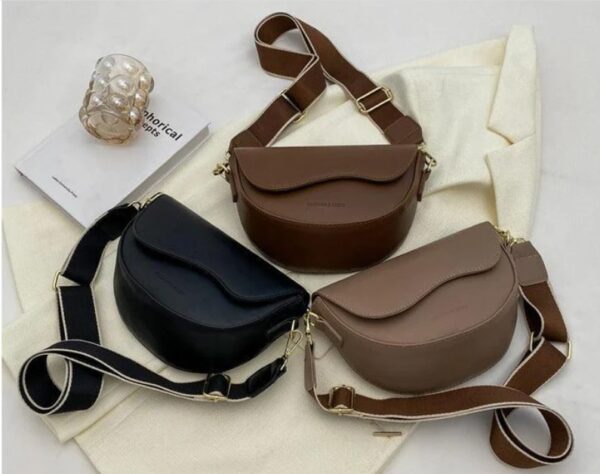 Retro Half Moon Bag